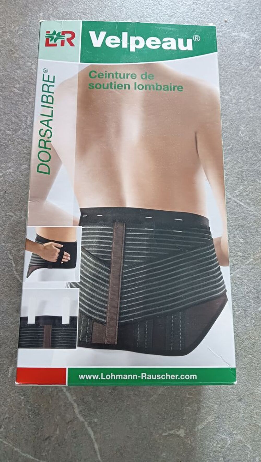 Ceinture de Soutien Lombaire Velpeau Sports