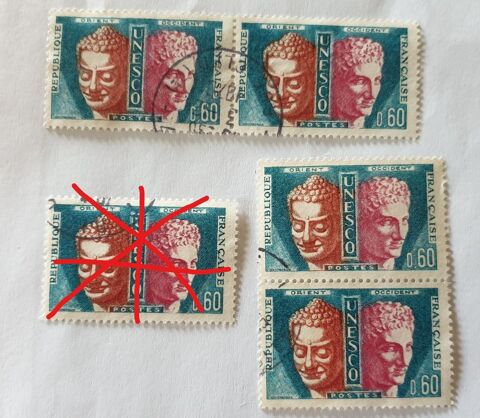 Timbres unesco france  oblitr 1965 - orient occident  0 Marseille 9 (13)