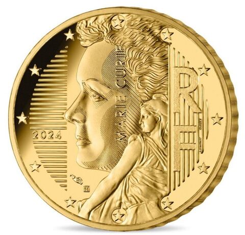 nouvelle pi�ce 50 centimes de 2024  Marie Curie   6 Ervy-le-Ch�tel (10)