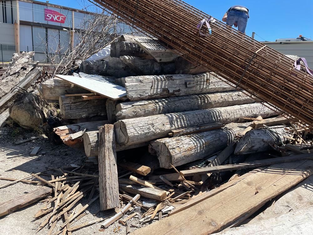 POUTRES EN BOIS Jardin