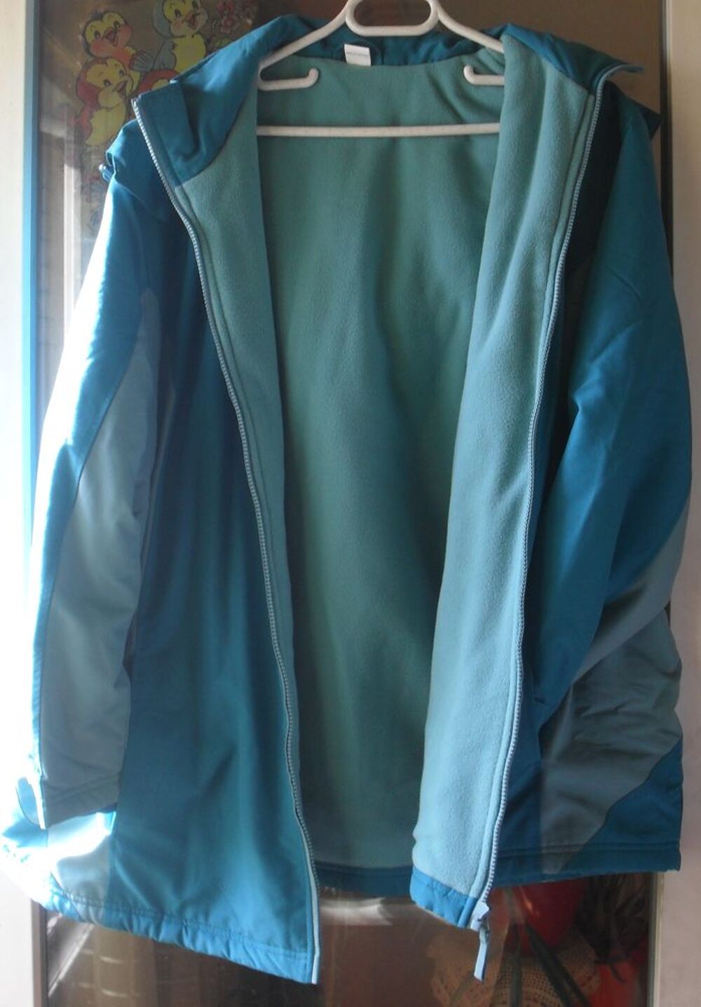 Blouson molletonn&eacute; Femme T52 Vert V�tements