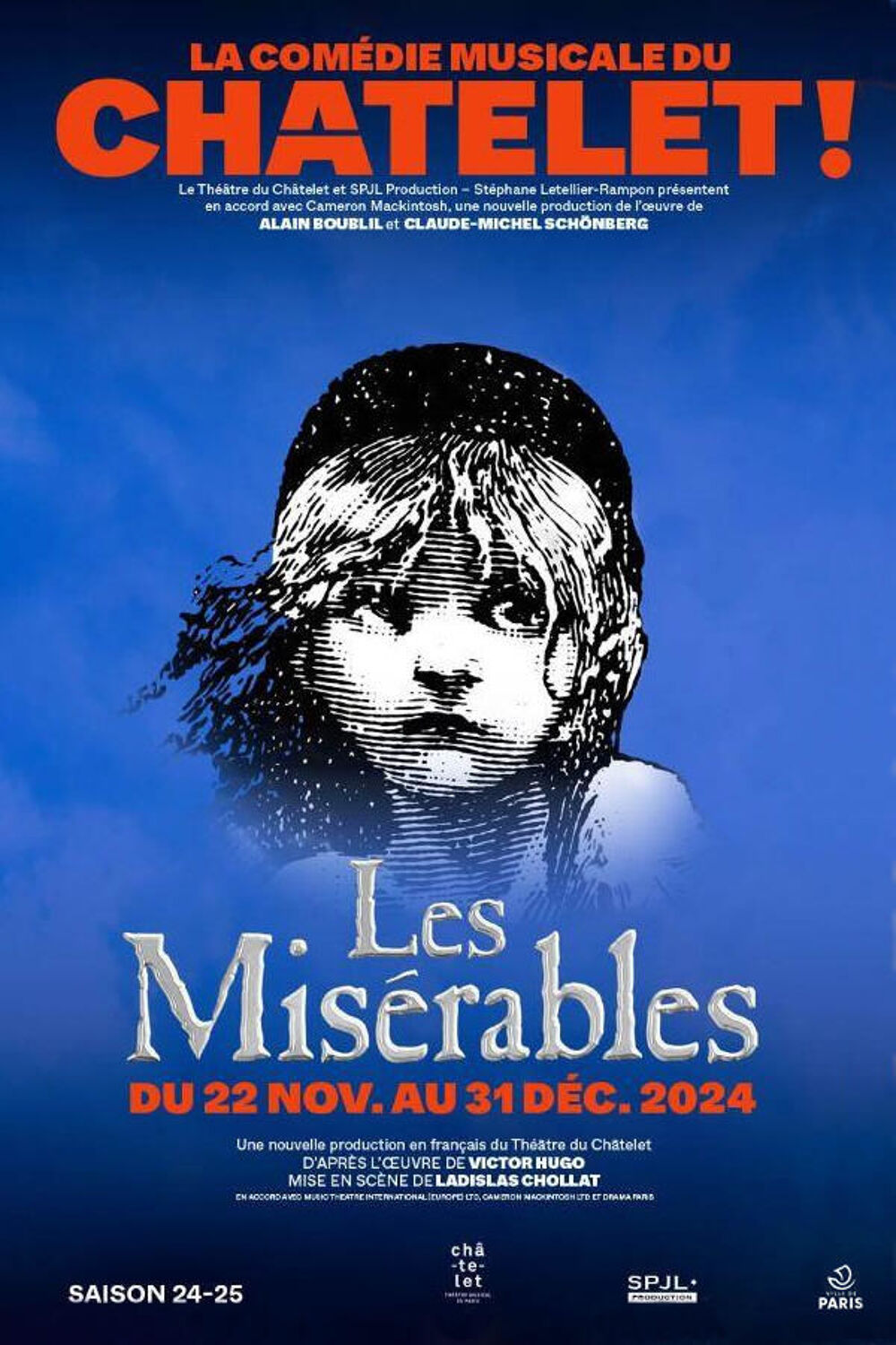 2 places - Les Mis&eacute;rables - Th&eacute;&acirc;tre Ch&acirc;telet - 28/11 Billetterie