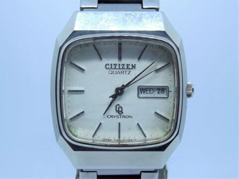 Rare montre Citizen Quartz Crystron 1978 99 Larroque (31)