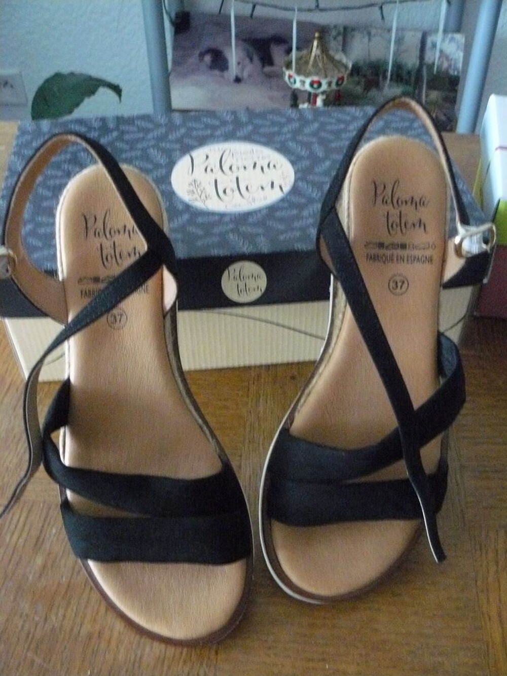 2 paires nu pieds "bibi" Chaussures