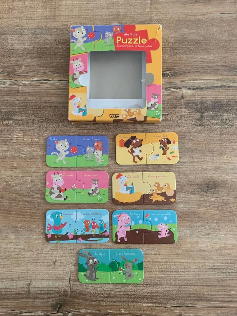 4 puzzles enfant Edition Lito " Les animaux Jeux / jouets