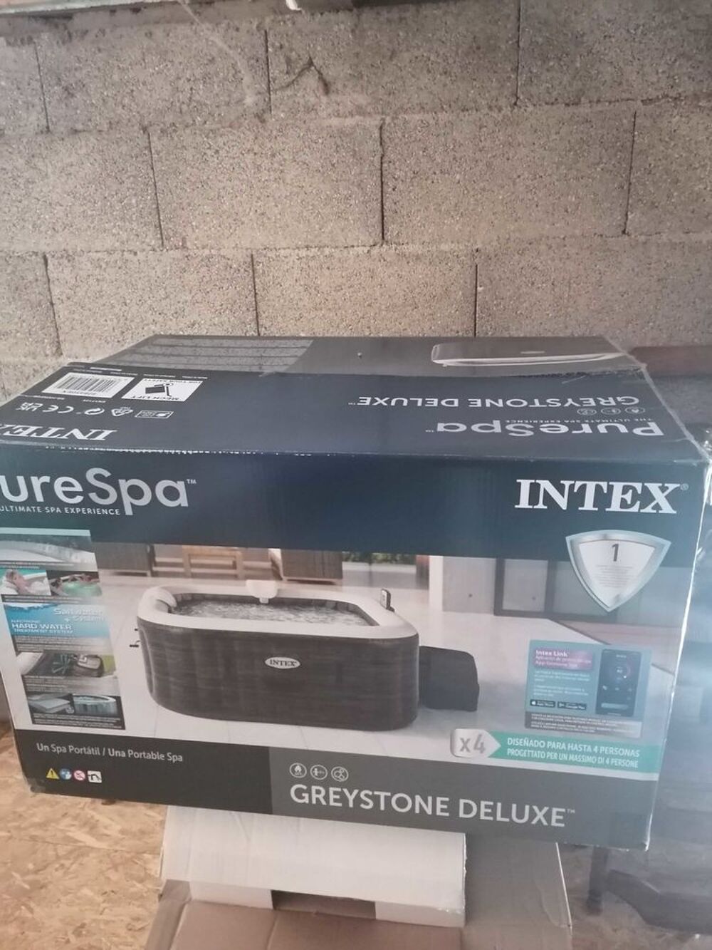 spa gonflable intex purespa Jardin