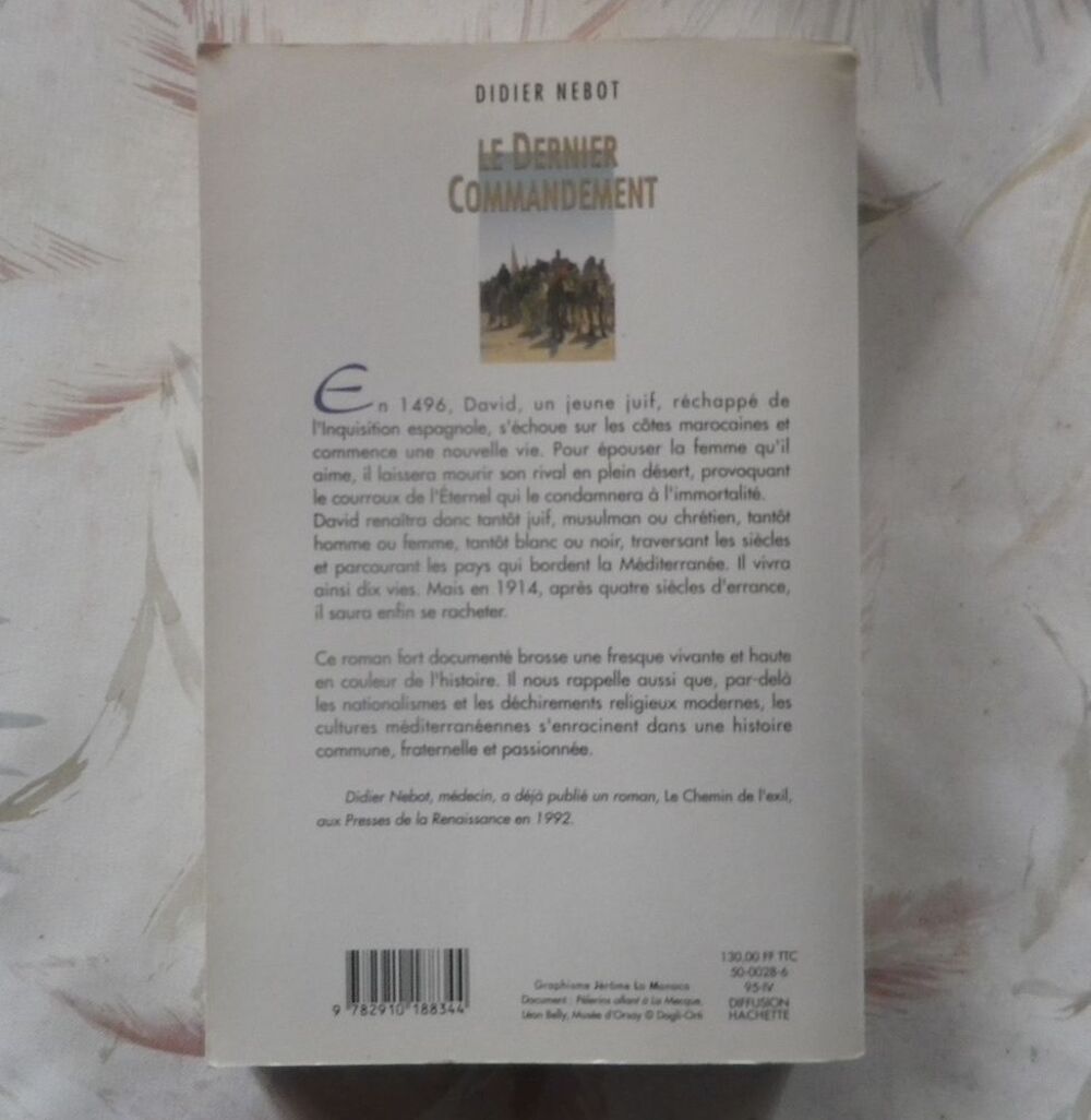 LE DERNIER COMMANDEMENT de Didier NEBOT Ed. Anne Carri&egrave;re Livres et BD