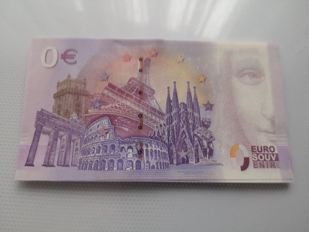 billet euro souvenir de Turquie BOZKURT 2021-1 TUBG 