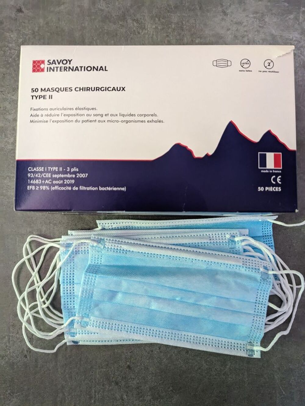 50 masque chirurgical m&eacute;dical h&ocirc;pital pharmacie infirmier Ma Bricolage