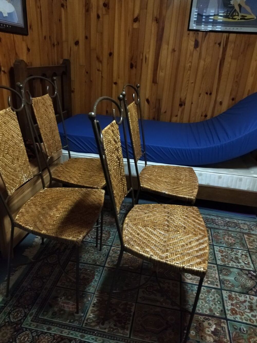 chaises en fer forg&eacute; Meubles