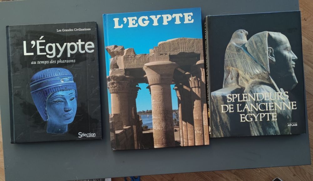 3 livres &Eacute;gypte Antique / Au temps des pharaons / splendeurs ancienne &Eacute;gypte Livres et BD