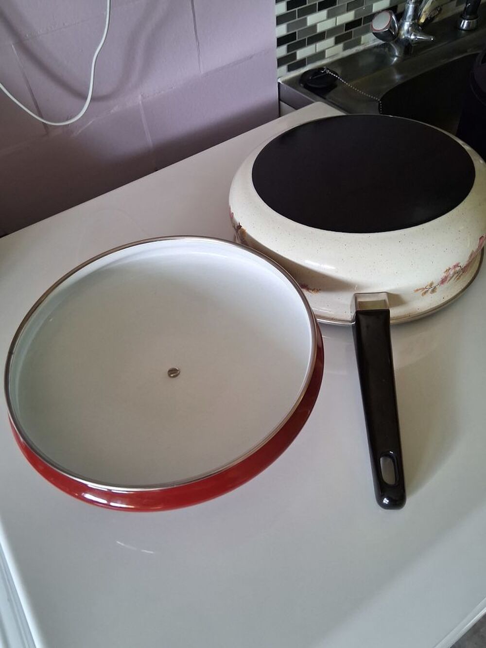 sauteuse vintage &eacute;maill&eacute;e neuve Jappy Electroménager