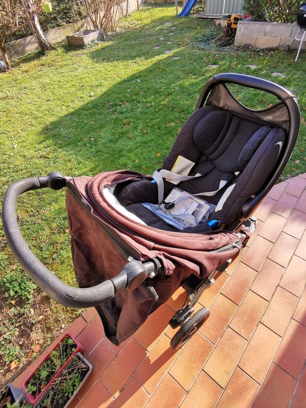 poussette Britax 3 en 1 Pu�riculture