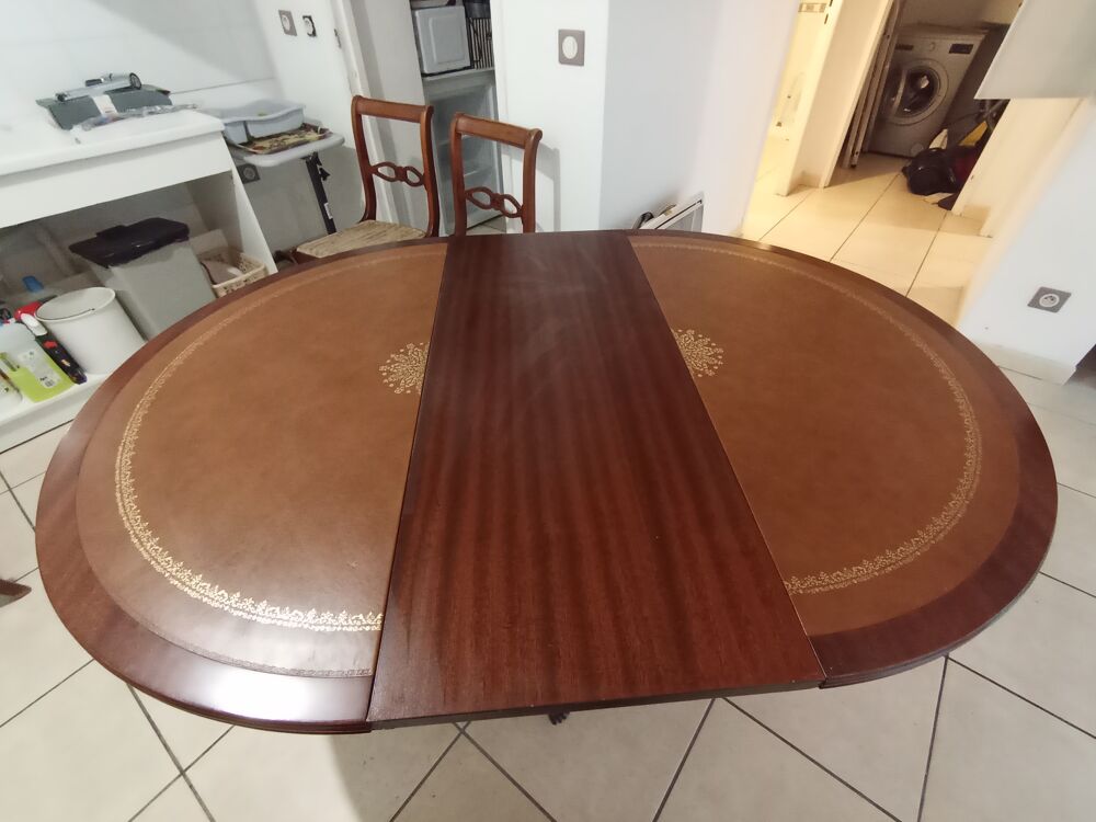 Table Merisier &amp; 4 Chaises (LIVRAISON JUSQU'A environ 70 KMS Meubles