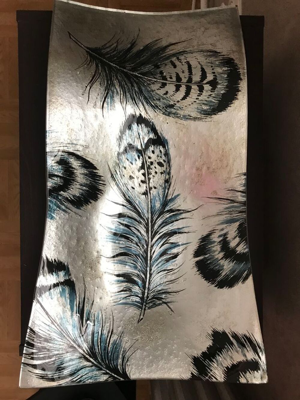 Coupelle &agrave; fruits ou autres, motif plume Cuisine