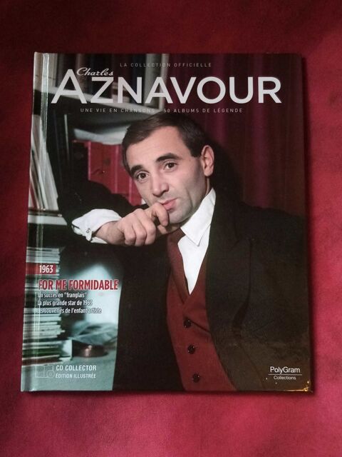 Livre+ CD Charles Aznavour for me formidable 7 Avermes (03)