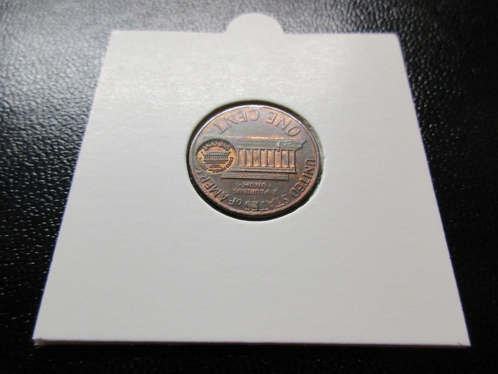 1 Cent Lincoln 1976 Contre Marque 1977 Officiel 