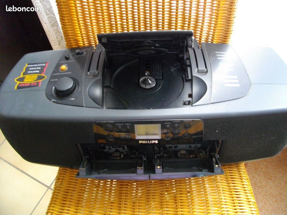 Radio/double cassettes/cd - Marque : PHILIPS - (A REVISER) Audio et hifi
