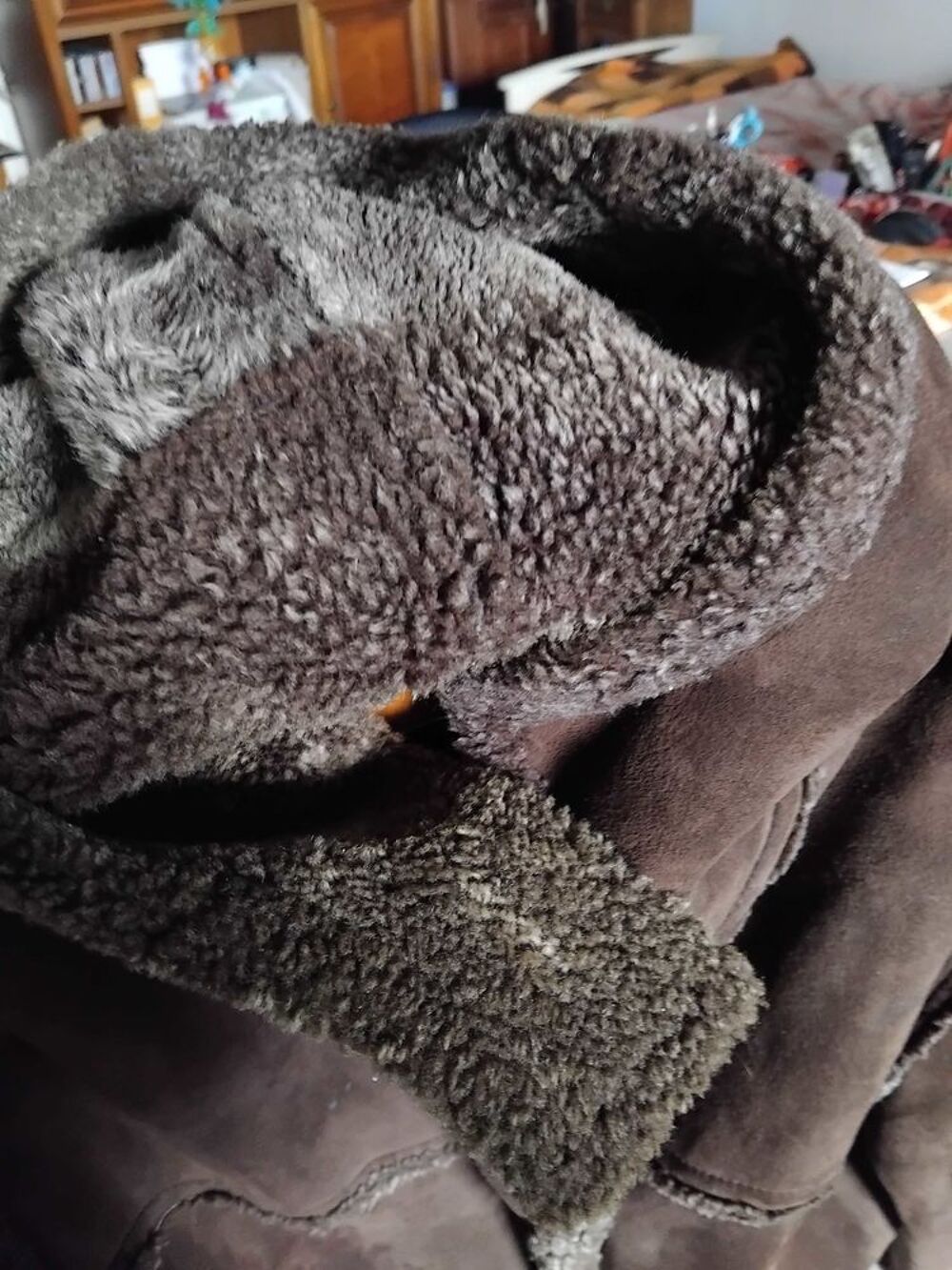 av Manteau d hiver a capuche fourree chaud. Vêtements