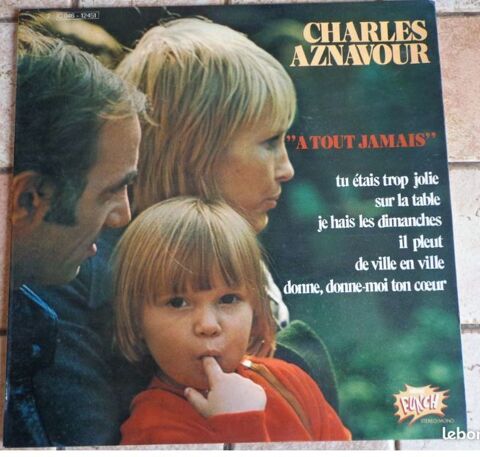 CHARLES AZNAVOUR vinyles 33T 9 �ragny (95)