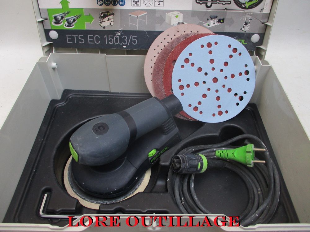 FESTOOL ETS EC 150/5 EQ - Ponceuse excentrique Bricolage