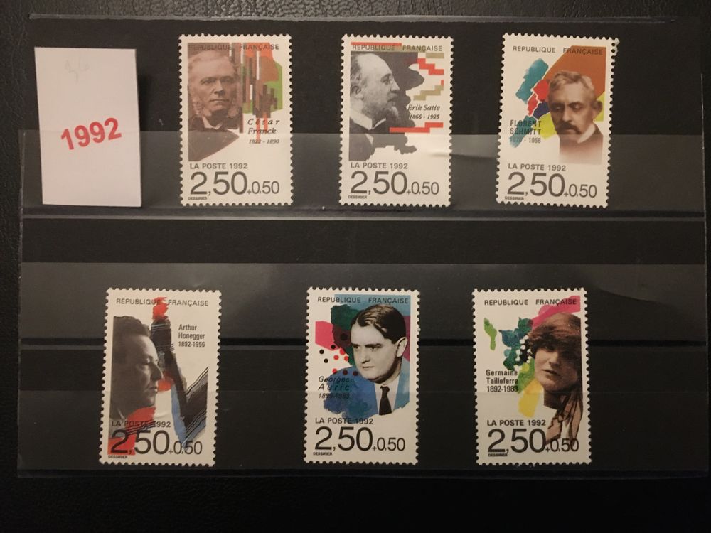 TIMBRES ** NEUFS DE FRANCE 1992 