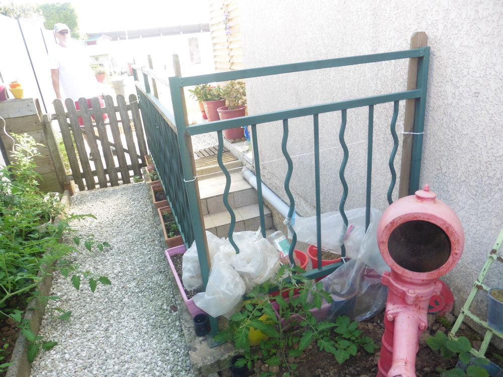 barri&egrave;re grille jardin ,terrasse Bricolage