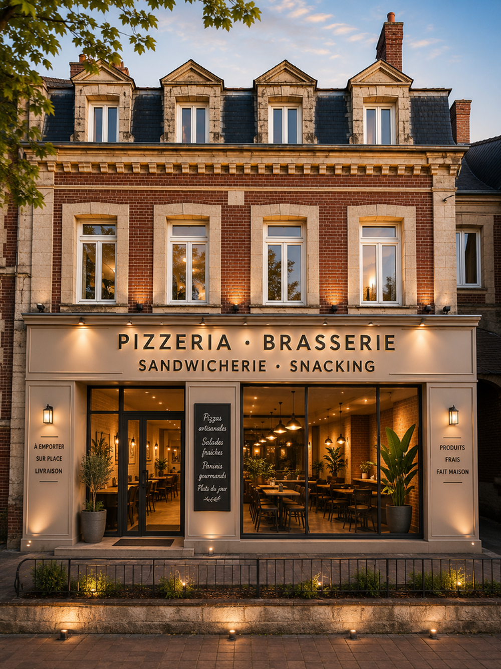   PIZZERIA, SNACKING, BRASSERIE, RESTAURANT ITALIEN, SANDWICHS 