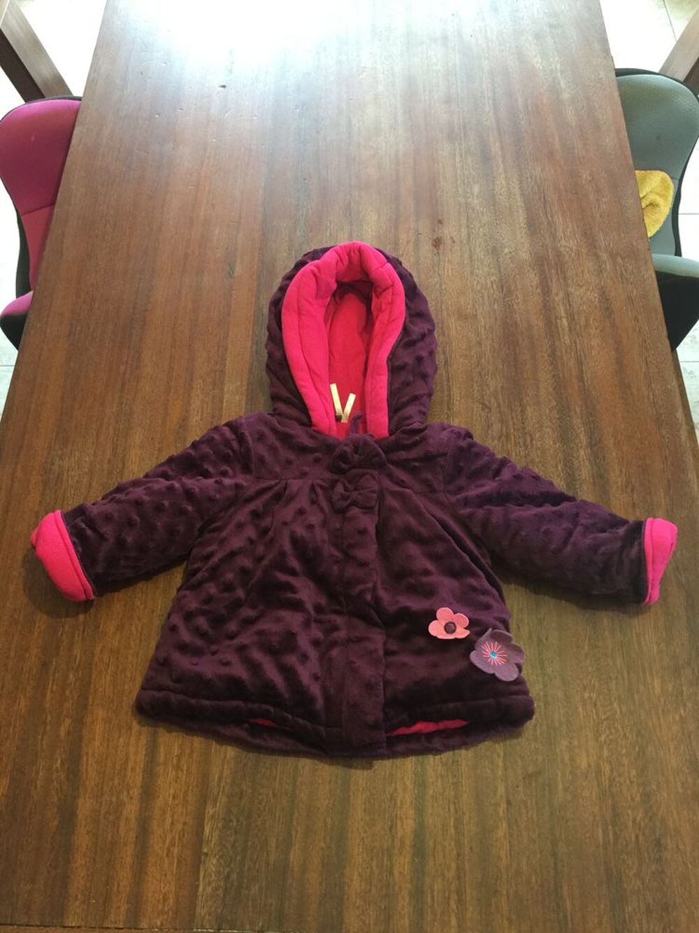 Manteau enfant fille avec capuche '' Orchestra "" Vêtements enfants