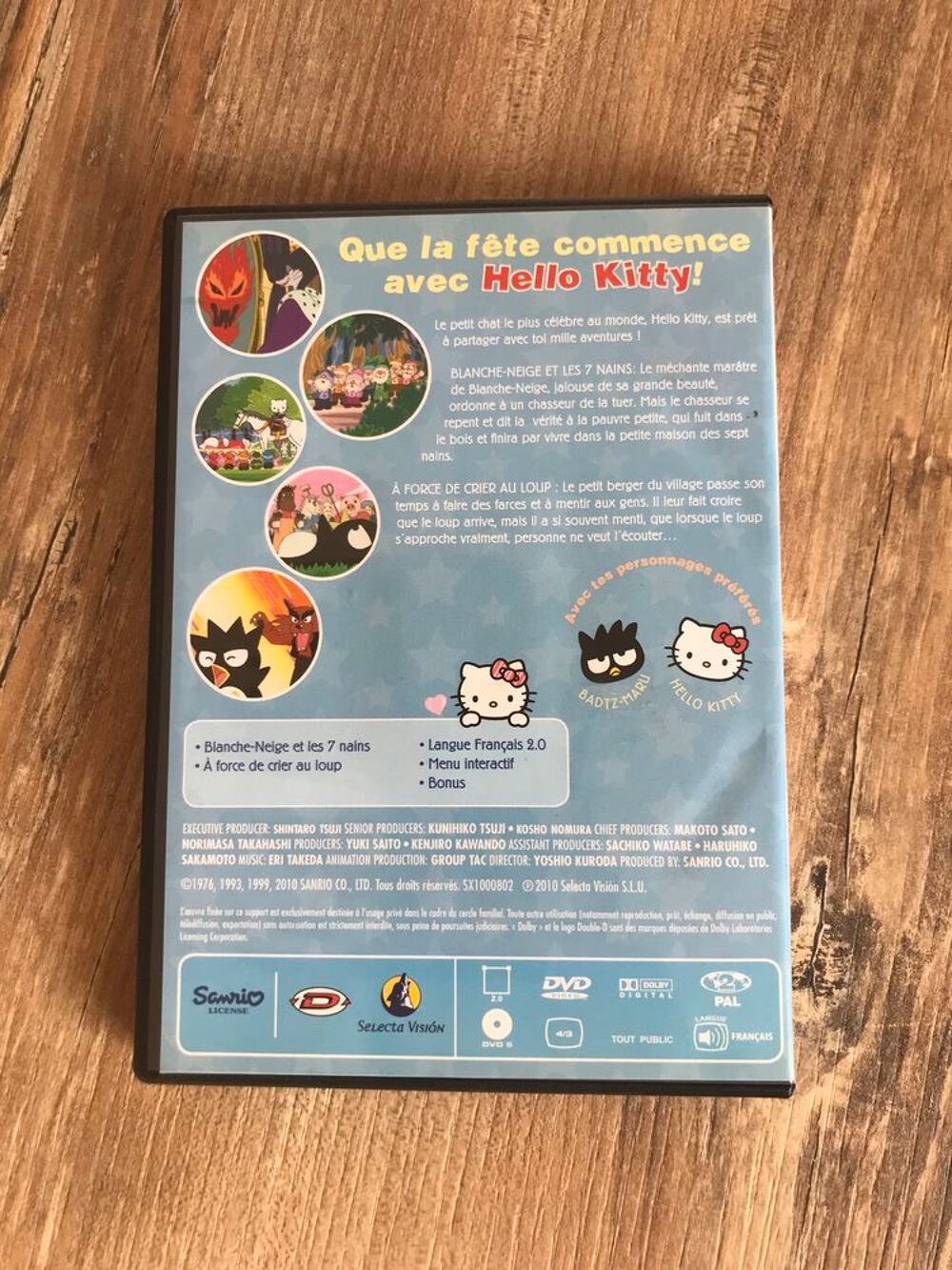DVD " Hello Kitty " DVD et blu-ray