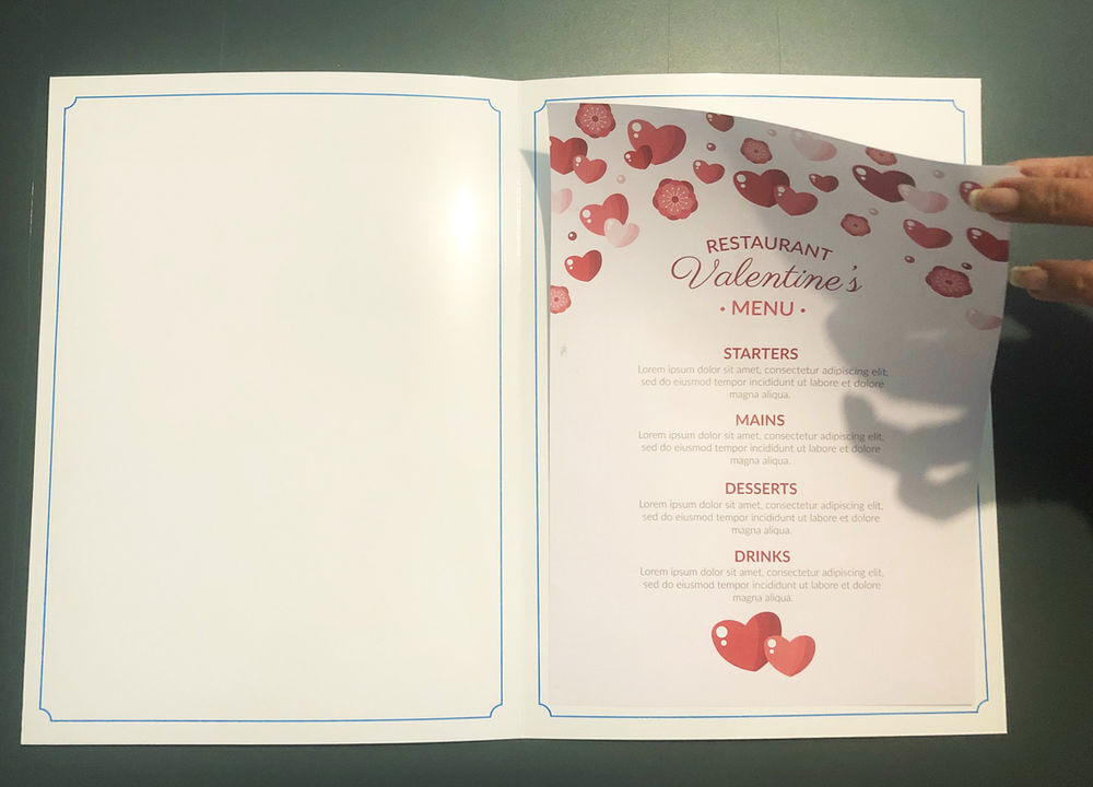 50 Porte menus PIZZA Décoration