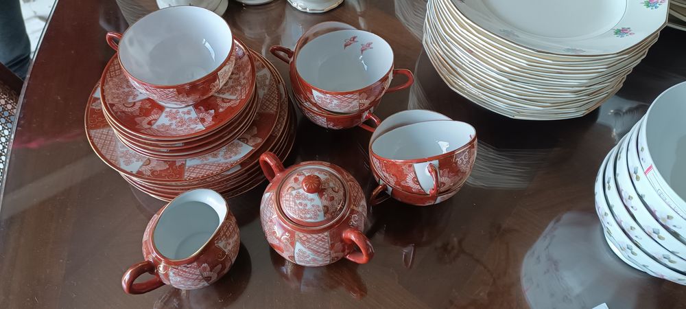Service &agrave; caf&eacute; chinois en porcelaine 
