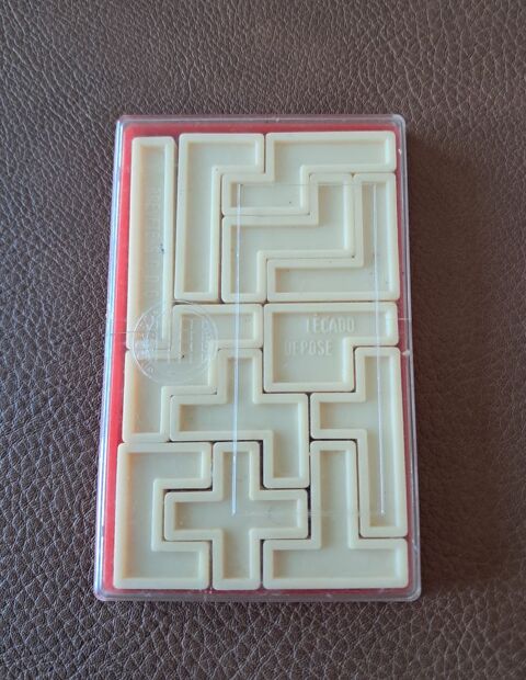 ancien casse t�te vintage ann�es 60 70 en plastique tetris 12 Carnon Plage (34)