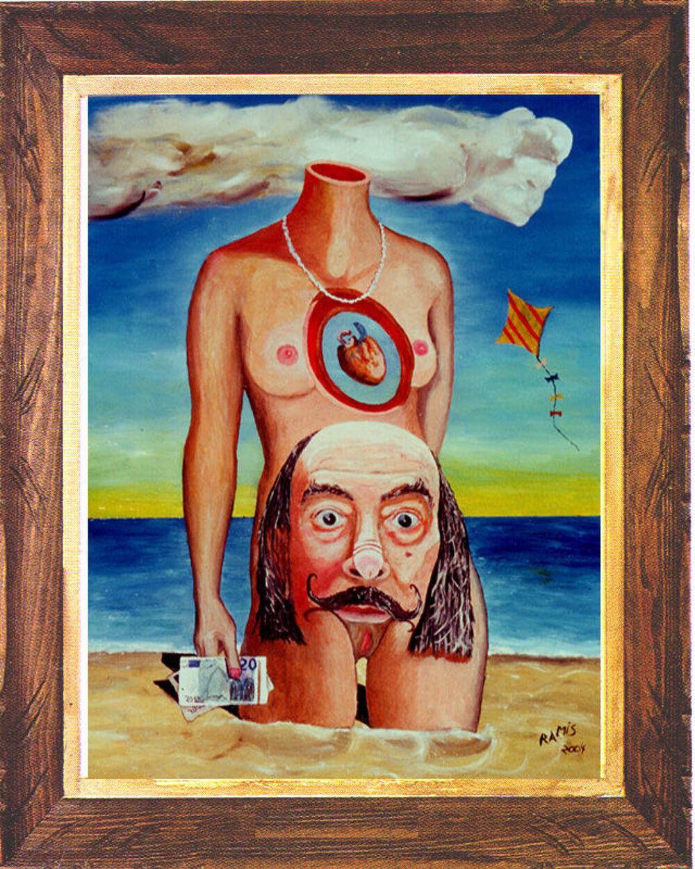 Tableau Emile Ramis "Dali 2004" Décoration