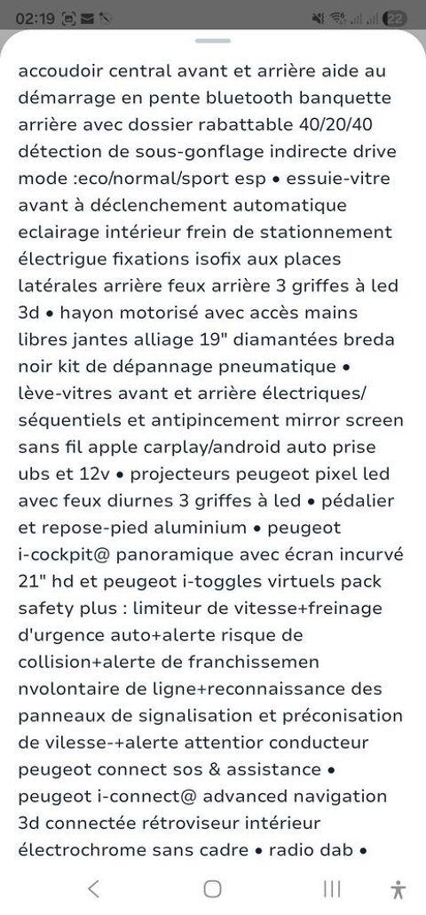 Peugeot 3008 Hybrid 145 e-DCS6 GT 2025 occasion Jouy-le-Moutier 95280