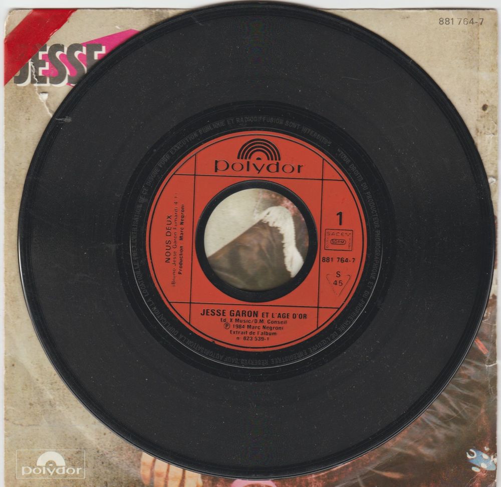 JESSE CARON / 2 X DISQUES VYNIL 45 TOURS CD et vinyles