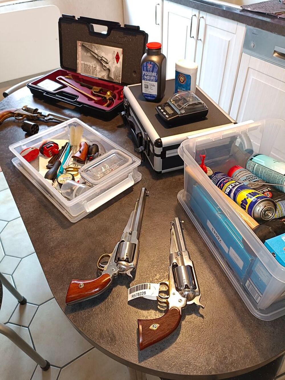 Bo&icirc;te 250 AMORCES pour REPLIQUES UBERTI &amp; PIETTA PoudreNoire 