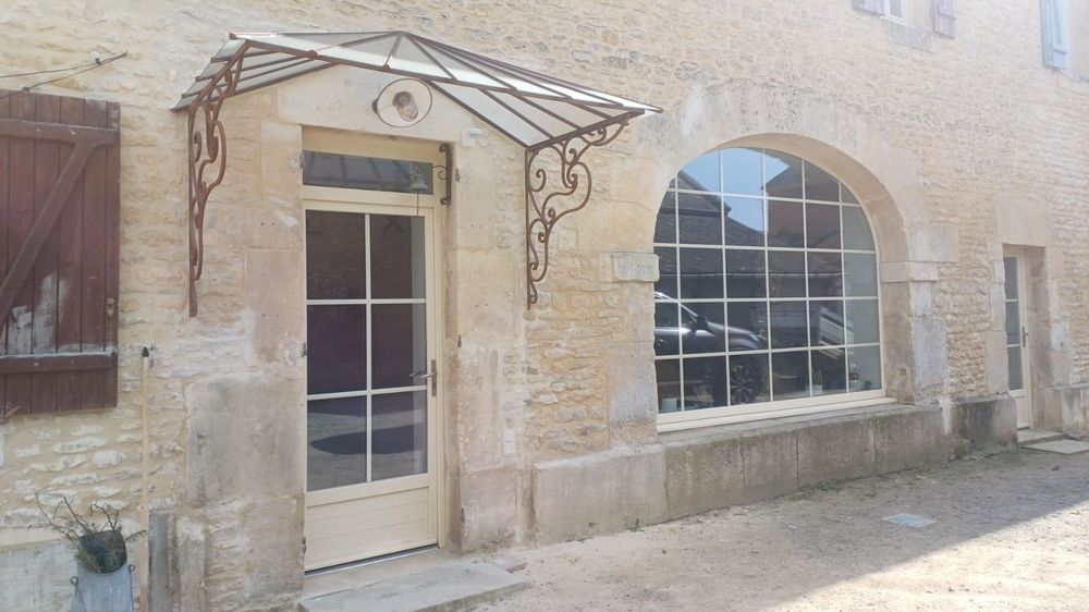Marquise en fer forg&eacute; Décoration