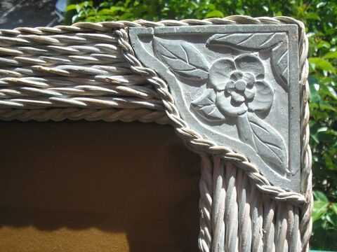 Cadre contour en osier et bois 15 Antibes (06)