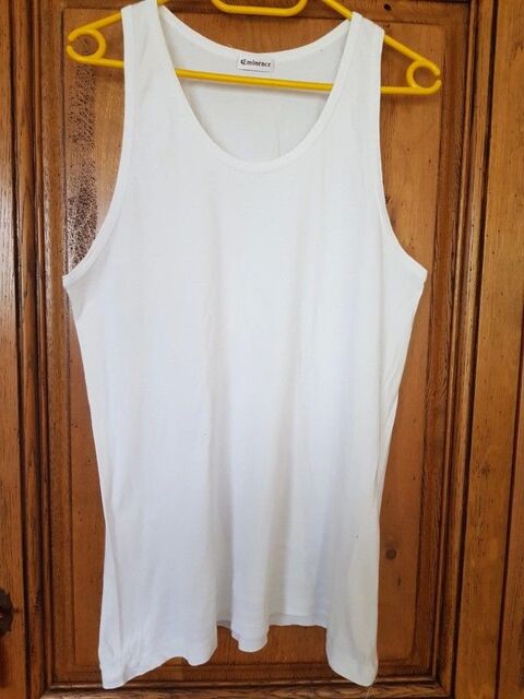 D�bardeur blanc taille xl neuf en coton  4 Viriat (01)