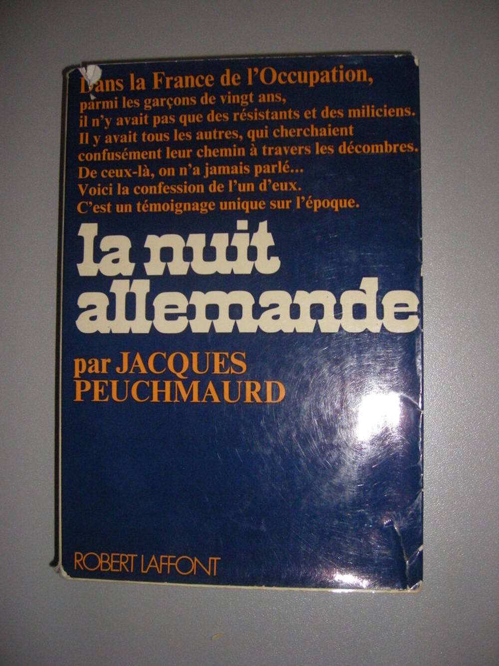 LA NUIT ALLEMANDE Livres et BD