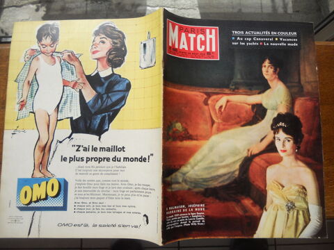 PARIS MATCH TROIS ACTUALITS EN COULEUR 1958 3 Tours (37)