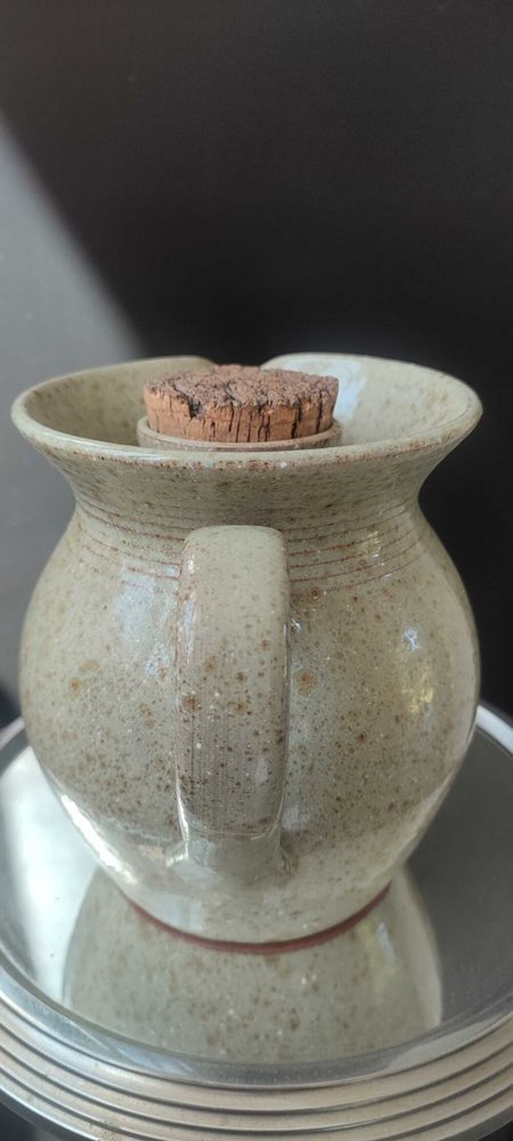Pichet rafra&icirc;chissoir artisanal Poterie La Draille (Anduze) 
