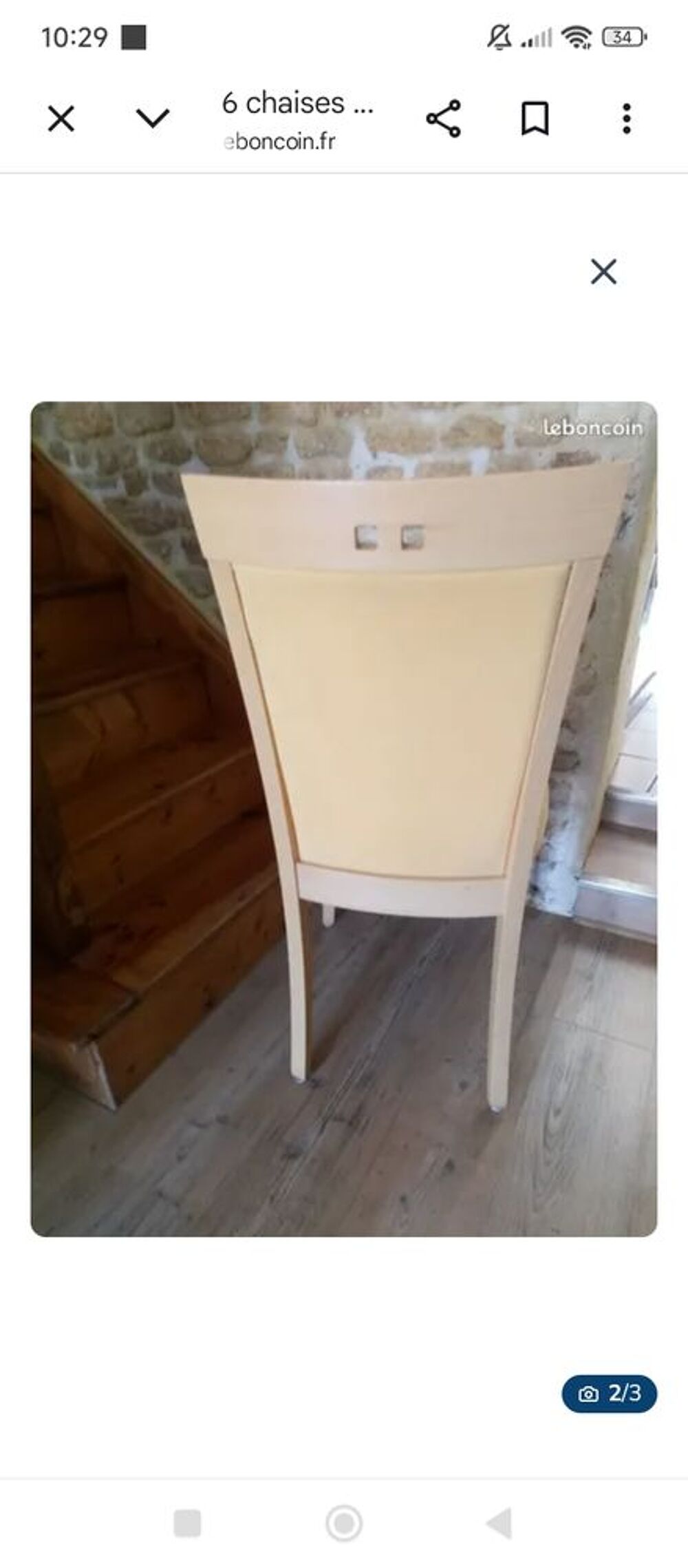 6 chaises Meubles