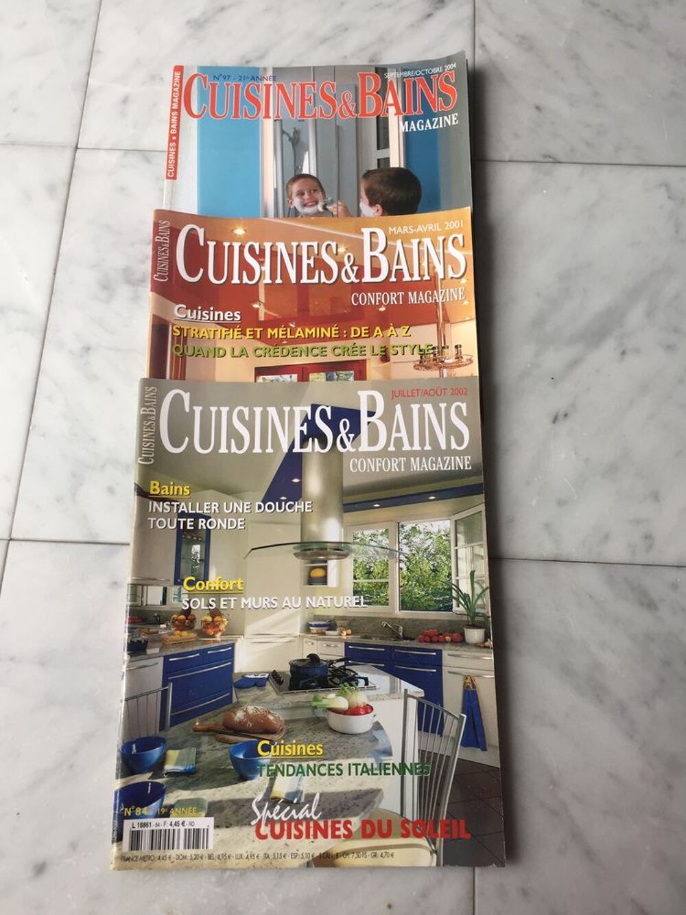 Anciens num&eacute;ros de Cuisines &amp; Bains Livres et BD