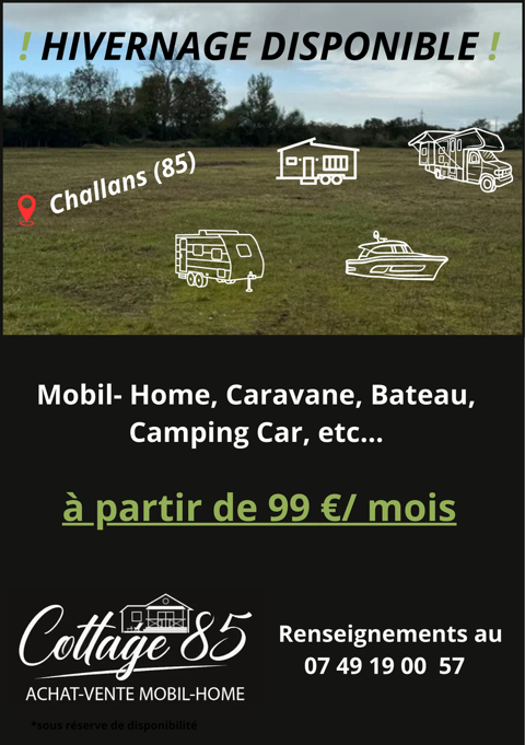 Hivernage Hivernage  occasion Saint-Jean-de-Monts 85160