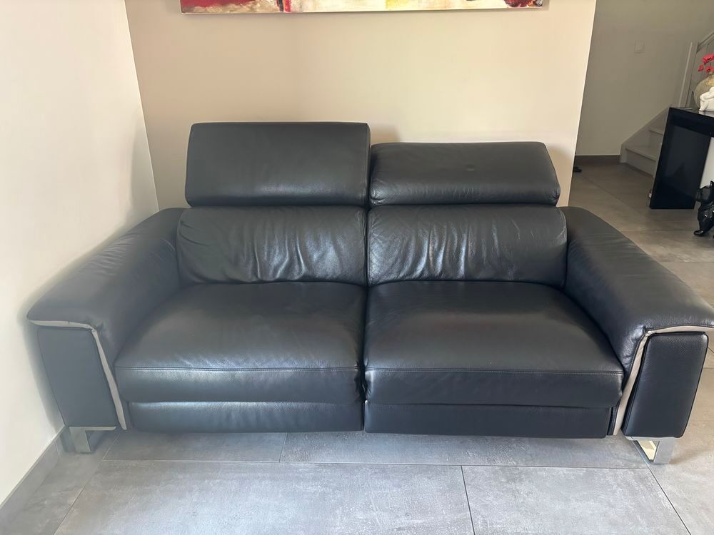 Canap&eacute; &eacute;lectrique en cuir Meubles
