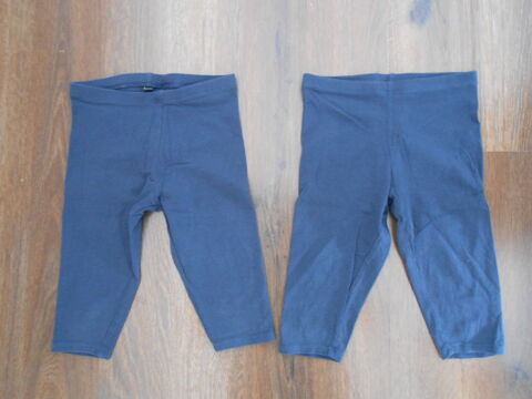 Lot de 2 leggings courts bleu marine fille 4 ans TBE 3 Aurillac (15)