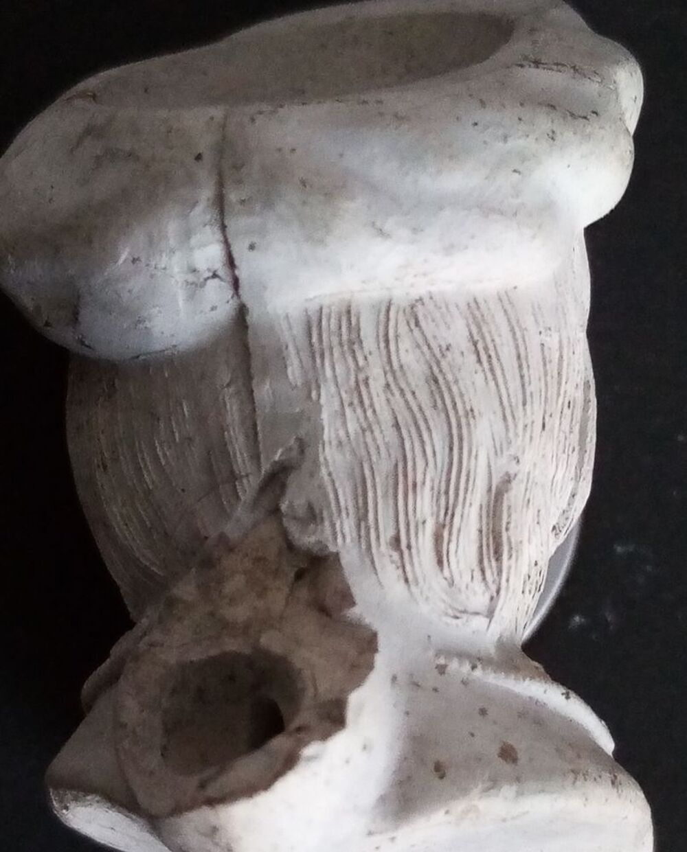 T&ecirc;te de pipe en terre 