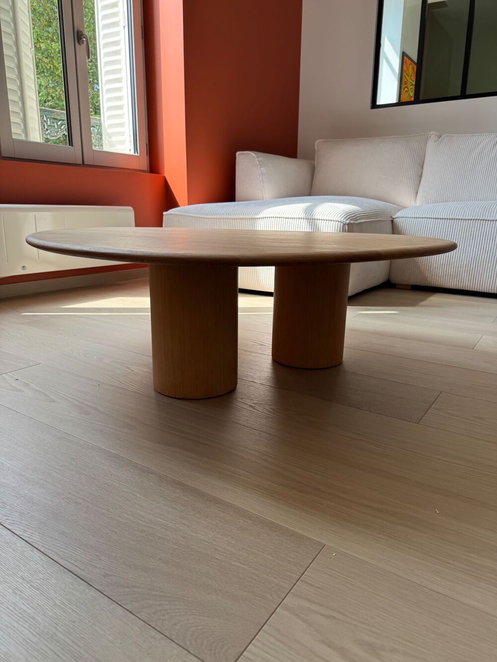 Table basse en ch&ecirc;ne AMPM Meubles